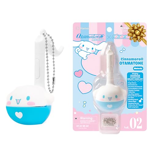 Image of Otamatone Melody Sanrio Electronic Instrument Toy Keychain - Cinnamoroll
