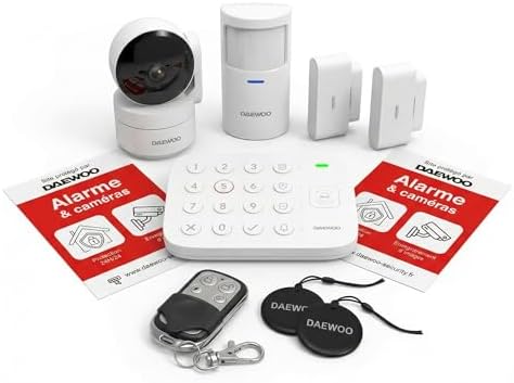 Daewoo Vigilia+ - Alarma para casa conectada con Wi-FI y gsm con ...