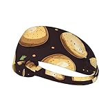 Diademas deportivas absorbentes de sudor con imágenes de patatas, diadema elástica para fitness, adecuada para yoga, correr y ciclismo
