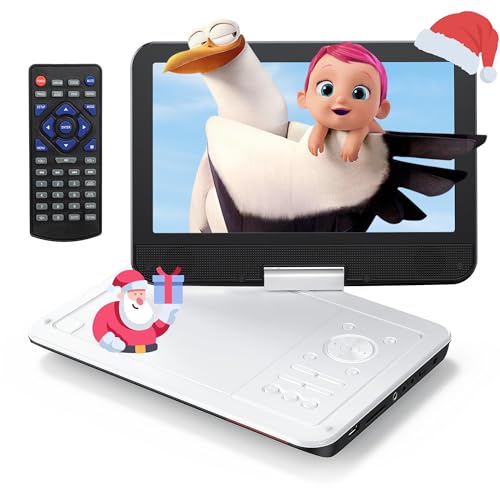 �|�[�^�u��DVD�v���[���[ 12.5�^ 10.5�C���`�t�� 4~6���ԍĐ��\ �����[�d�r ���[�W�����t���[�Đ� �n�搧���Ȃ� �������Đ� 270�x��]�Ή� USB/SD�J�[�h���� AV���o��TV�|�[�^�u���J�[DVD�v���[���[ ���X�g�������[�@�\���ځy�u��