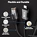 Slim USB C to Ethernet Cable 10 FT, Snagless RJ45 to USB Type-C Cord, Directly Connected, Gigabit LAN Network, OFC Wire, for MacBook Pro/Air, iPad Pro, iPhone 15 Series, Galaxy, Laptop, PC, OD: 3.6mm