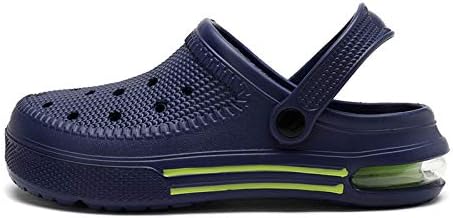 heyun Men Sports Sandals Men Outdoor Indoor Slippers Lightweight Sandals Garden Clogs Hiking Shoes Water Beach Shoes Male Navy 11 Women/9 Men | Image 1