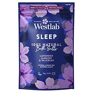 Westlab ‘s Sleep Epsom & Dead Sea Zout met lavendel en jasmijn, 1 kg