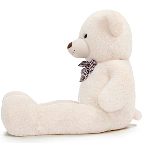 Misscindy Giant Teddy Bear Plush Stuffed Animals For Girlfriend Or Kids 47 Inch, (White) #TOP5
