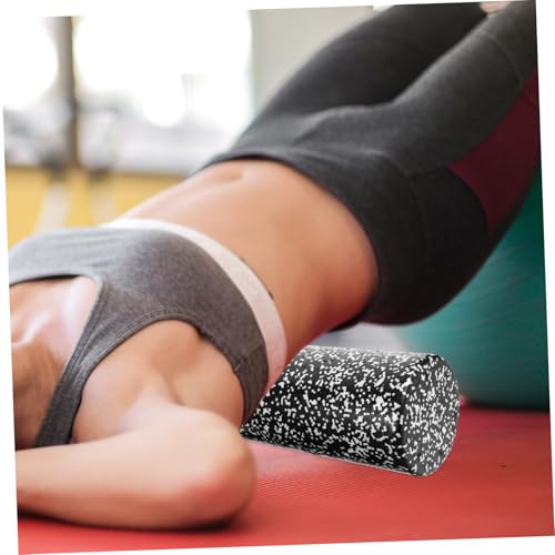 Rodillo de espuma para yoga y masaje muscular, ligero y de alta densidad con superficie acanalada antideslizante para entrenamiento físico y piernas miniatura 6