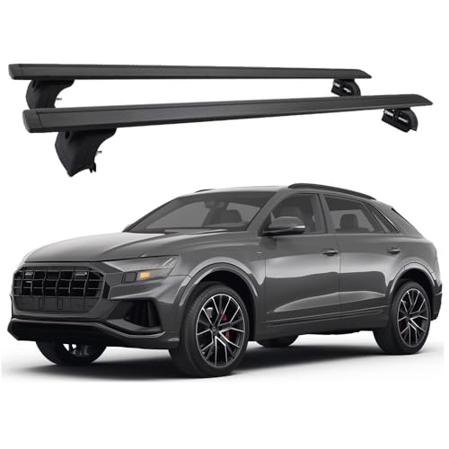 FTAPACCE 2PCS Aluminum Crossbar Cross Bars Fits for Audi Q8 2019-2024 Luggage Carrier Roof Rack Rail Carrier Lockable -  FANTE, FT-CB5705-2415