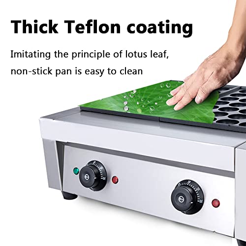 Máquina de Takoyaki con Control Doble de Temperatura 56 Agujeros miniatura 5
