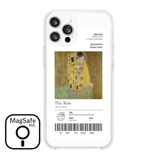 ONLYOU Galaxy S24 P[X magsafeΉ }OZ[t P[X A[g  G fUC ڕ Ng kiss  Jo[ fB[X MNV[ S24 P[X (Galaxy S24 ڕ)