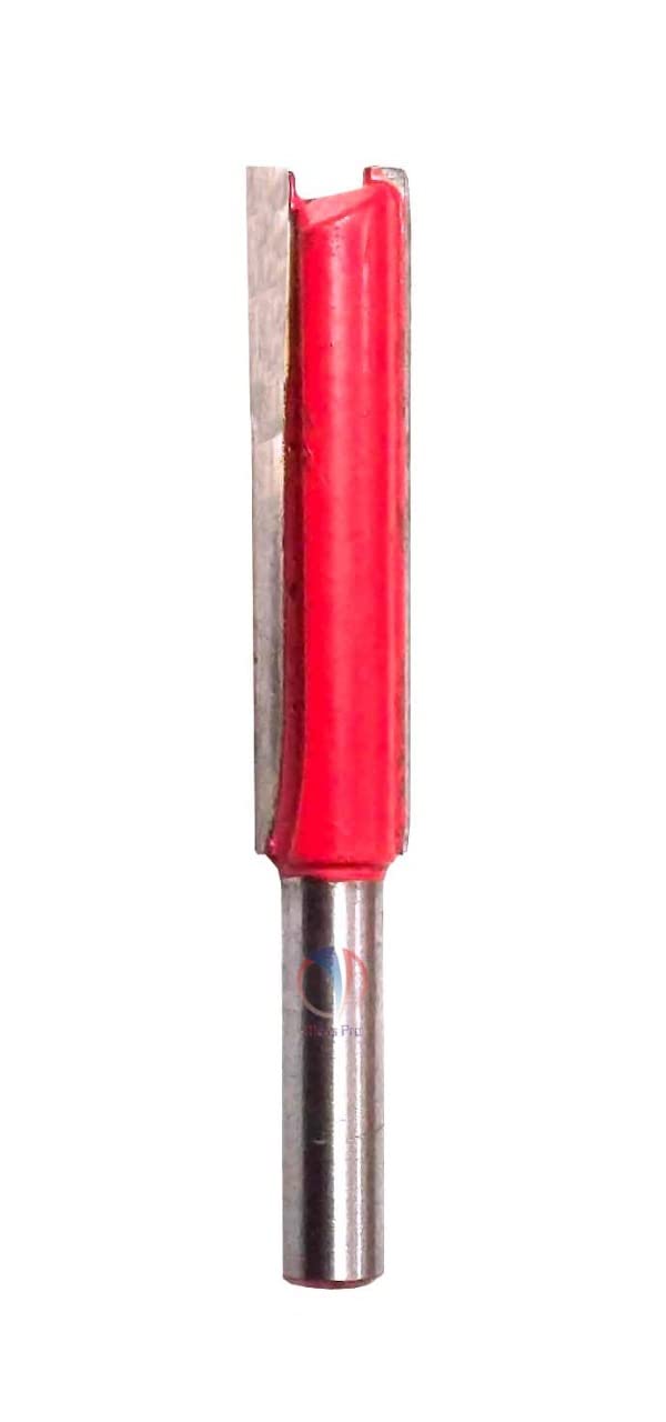 ISC Long 8mm Shank Double Blade Wood Working Straight Router Bit (8x12x90mm) Rotary Bit-picture-15