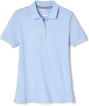French Toast Girls' Short Sleeve Stretch Pique Polo