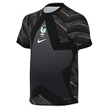 NIKE FFF 2026 Stadion Goalkeeper Dri-Fit Kurzärmliges Replika-Fußballtrikot Für Ältere Kinder, Black/Medium Ash/Monarch/Igloo, IB5134-010, XL