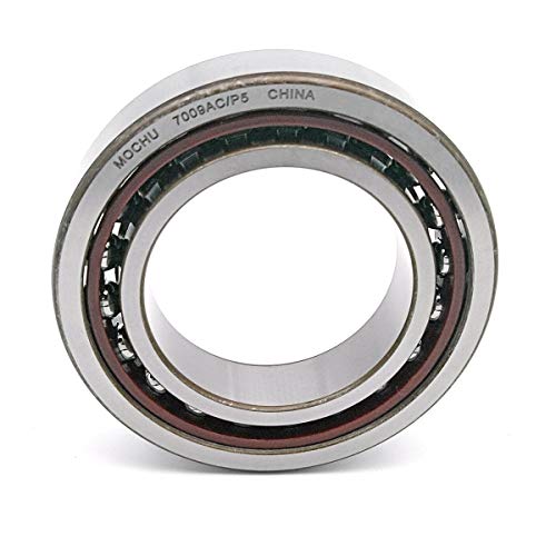 MOCHU 7009 7009AC/P5 7009AC Angular Contact Ball Bearing, ABEC-5, 25° Contact Angle, Metric, 45mm ID, 75mm OD, 16mm Width, Single Row, Open