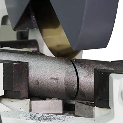 Kaka Industrial Cs-14 Manual Cold Saw, Double Speed Metal Cutting Circular Saw, 14" Blade Diameter, Heavy Duty Swivel Head Floor Type Cutting Chop Saw, 3-Phase 230V, 3/1.5Hp Motor #TOP6