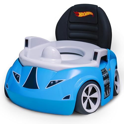 Hot Wheels Blue Race Car Potty Training Toilet, Race Car...