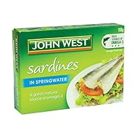 John West Wild Scottish Sardines In Spring Water 20 x 110 g