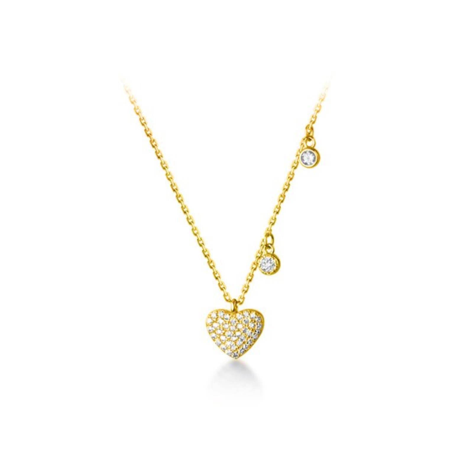 Collier coeur argent 925 pour accessoiriser une tenue de soirée - 5