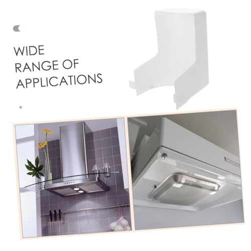 Image of LABRIMP 2pcs Range Hood Light Guard Replacement Covers for Kitchen Range Hoods Modern Design Lamp Shades Easy Install