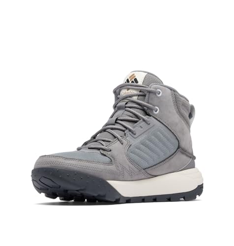 Columbia Mens Portlander Waterproof Hiking Boot, City Grey/Black, 11.5