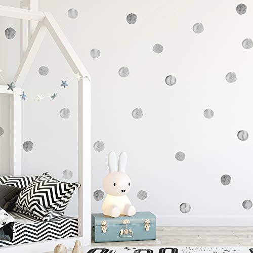 Wall Sticker, Rohome Pvc Peel And Stick Wall Decals Wall Decor Mural Multi-Color Dots Sofa Background Living Room Boys Girls Baby Bedroom Kitchen Nursery Room Furniture Decorations (Parent) (Gray) #TOP1