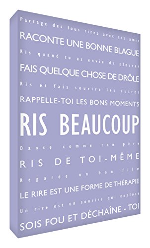 Toile sur cadre ris lilas pour une ambiance douce et moderne