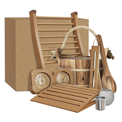 Northwood Sauna - Sauna Accessories Kit - Handmade from Canadian
