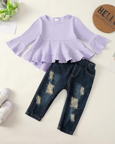 Image of Baby Girl Clothes Infant Toddler Clothes Fall Winter Outfit Clothing Set