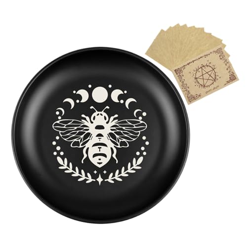 Cuenco de altar – Soporte para velas, soporte vintage religioso para meditación, simbolismo, decoración, manifestación, ceremonia, tradición, oración, adoración