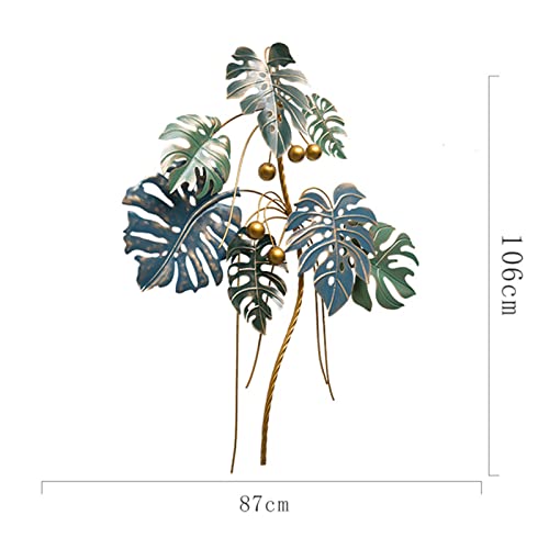 Decorazione Parete Metallo Albero Di Cocco - Targa Nera 25x40 Cm, Stile Tropicale - Foto 9