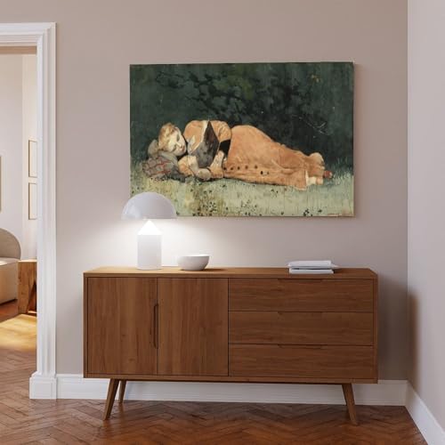 The New Novel 1877 Winslow Homer impression sur toile 30x45cm - 6