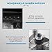E-Vniko Windshield Wiper Motor Compatible with Chevrolet, GMC, Dodge, Chrysler, Buick, Pontiac Saturn,Traverse, Acadia, Journey, 200, Enclave, Avenger, Sebring Replace Front Wiper Motor 12335832