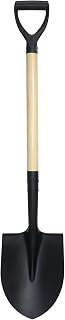 VNIMTIToolsDirect 41" Round Point D-Handle Digging Shovel - Versatile Garden, Snow, Trenching Tool with Strong Steel Blade & Wooden Handle