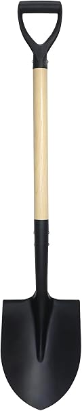 VNIMTI Round Shovel with D-Handle, 41 inches