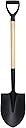Shovel for Digging,Round Shovel, Garden Tool with D-Handle, 41 Inches in Overall Length, Wooden Handel Garden Shovel,Beach Shovel, Car Snow Shovel