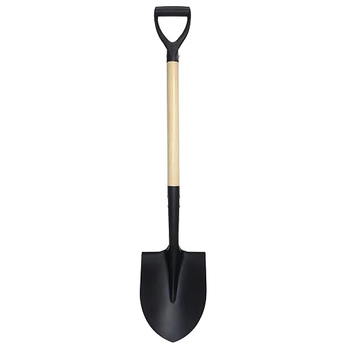 Shovel for Digging,Round Shovel, Garden Tool with D-Handle, 41 Inches