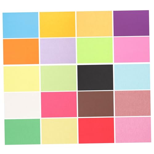EPIGEIST 100 Blatt Farbiges Kopierpapier A4 für Kinder 70g Buntes Bastel und Origamipapier zum Schneiden und Falten 20 Verschiedene Farben für Selbstgemacht Schul und Kunstprojekte