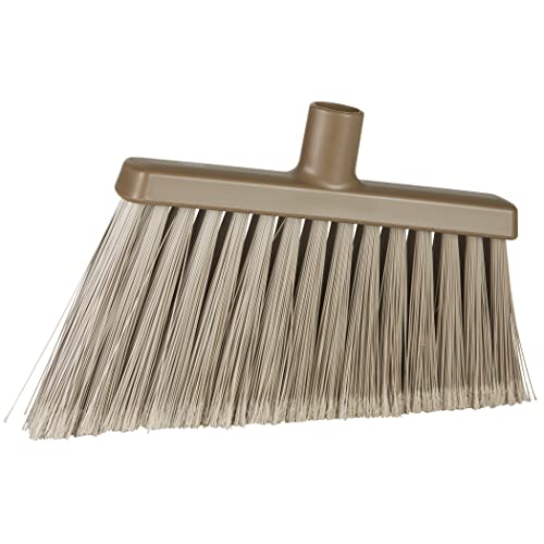 Vikan 291666 Split Bristle Angle Head Broom, 11.4", Brown