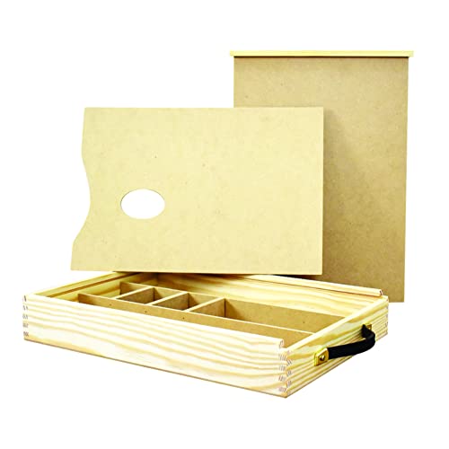 Estojo para Pintura, Acompanha uma Paleta em MDF, Trident, 14500