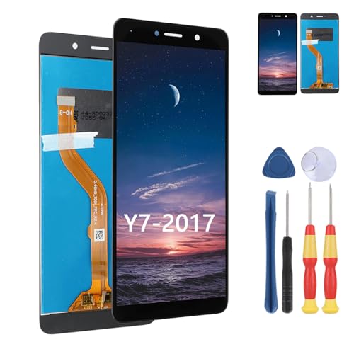 MinTroSD New Display Touch Screen for Huawei Y7 2017 LCD Display Replace Parts with Tools.