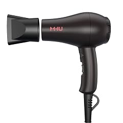 Professional Mini Travel Hair Dryer for RV 1000 Watts Ceramic Ionic Blow Dryer for Kids Plus Concentrator Black