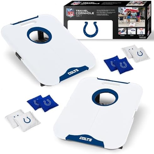 Wild Sports NFL Pro Football All-Weather Cornhole Set - Travel Be...