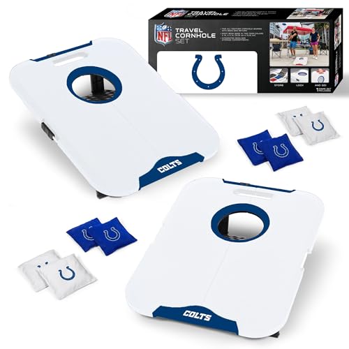 Wild Sports NFL Pro Football All-Weather Cornhole Set - Travel Be...