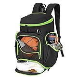 LARIPOP Basketball Backpack Large Sports Bag, Gym Bag with Ball Compartment and Shoe Compartment to Store Sports Shoes Water Bottles Laptops and Daily Necessities, Widely Used in Basketball, Soccer