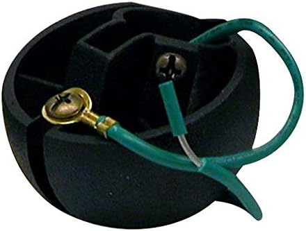 Black Ceiling Fan Sloped Adapter Kit with Hardware