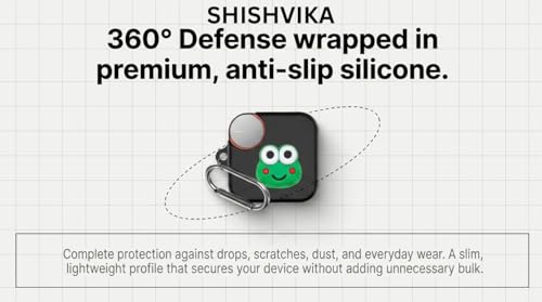 Image of SHISHVIKA Ultra Armor Silicone Case Cover Compatible for CMF by Nothing Buds Pro 2 / Buds 2 Plus /Buds 2 (Frog, Cartoon)