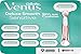 Produktbild Gillette Venus Deluxe Damenrasierer Smooth Sensitive, 1 Griff und 9 Klingen für Damen mit 5 Klingen, schnelle, effektive und tiefe Rasur, Skin Cushion, Geschenkidee
