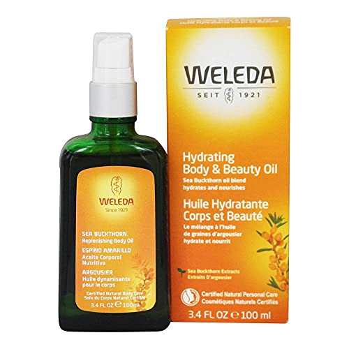 Weleda Sea Buckthorn Body Oil Replenishing Intensive Skin Care 3.4 Fl Oz