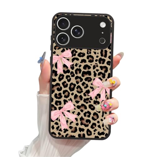 Coque magnétique iPhone 17 Pro antichoc MagSafe motif léopard