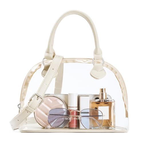 Image of BOSTANTEN Clear Bag for Stadium Approved Crossbody Purse Handbags for Concerts Sports Events