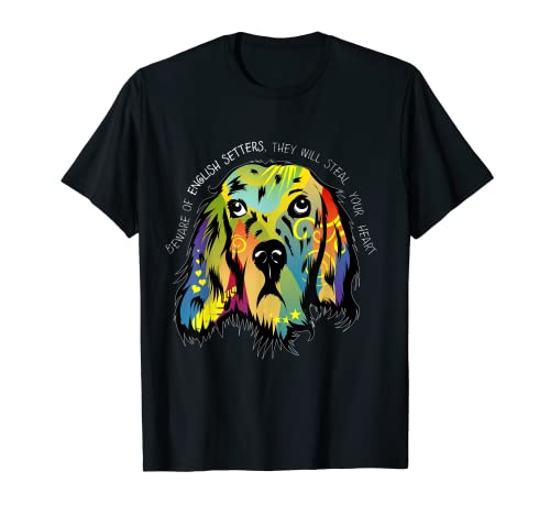 Pintura inglesa setter camiseta