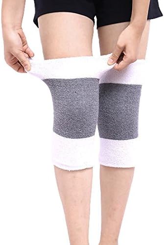 Miniatura 4 de FakeFace Men Women Thicken Thermal Knee Braces Leg Warmers Winter Breathable Knee Pads Leg Sleeves for Ski Cycling Dance